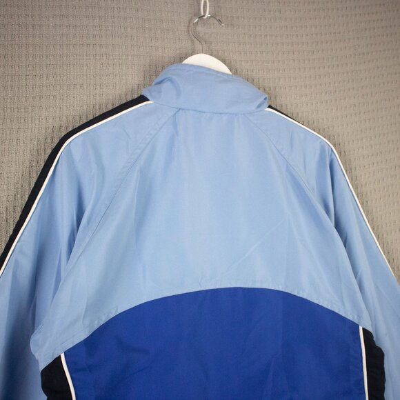Sportek Cyber Blue Colourblock Track Jacket - Picture 6 of 7